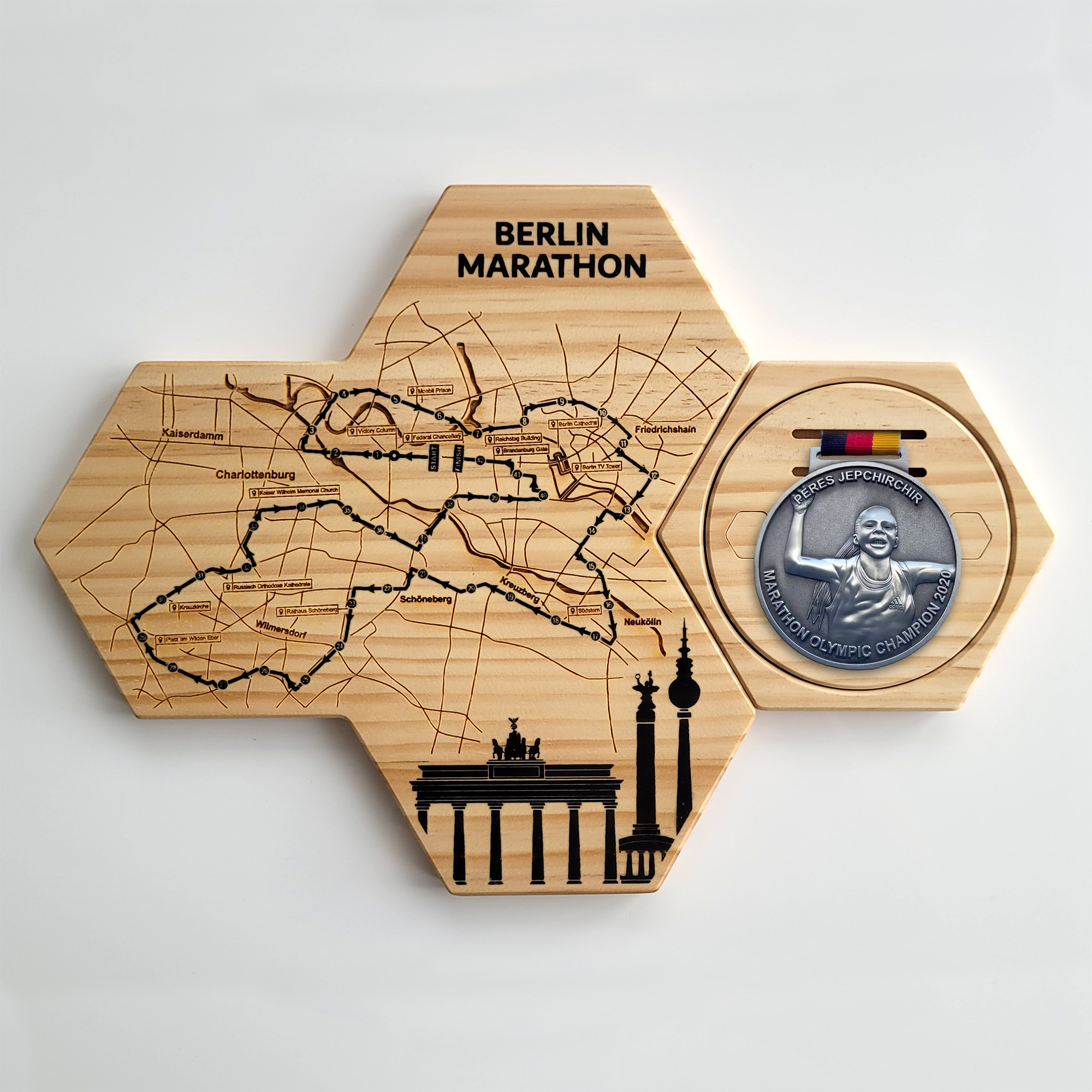 Revealed: Berlin Marathon Medal 2023