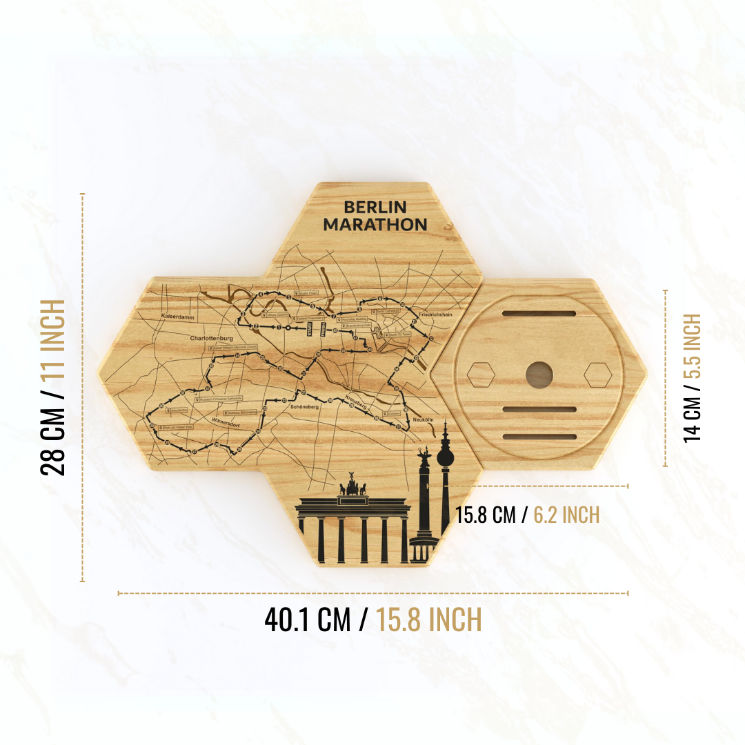 Berlin Marathon Medal Display - Gloryboard