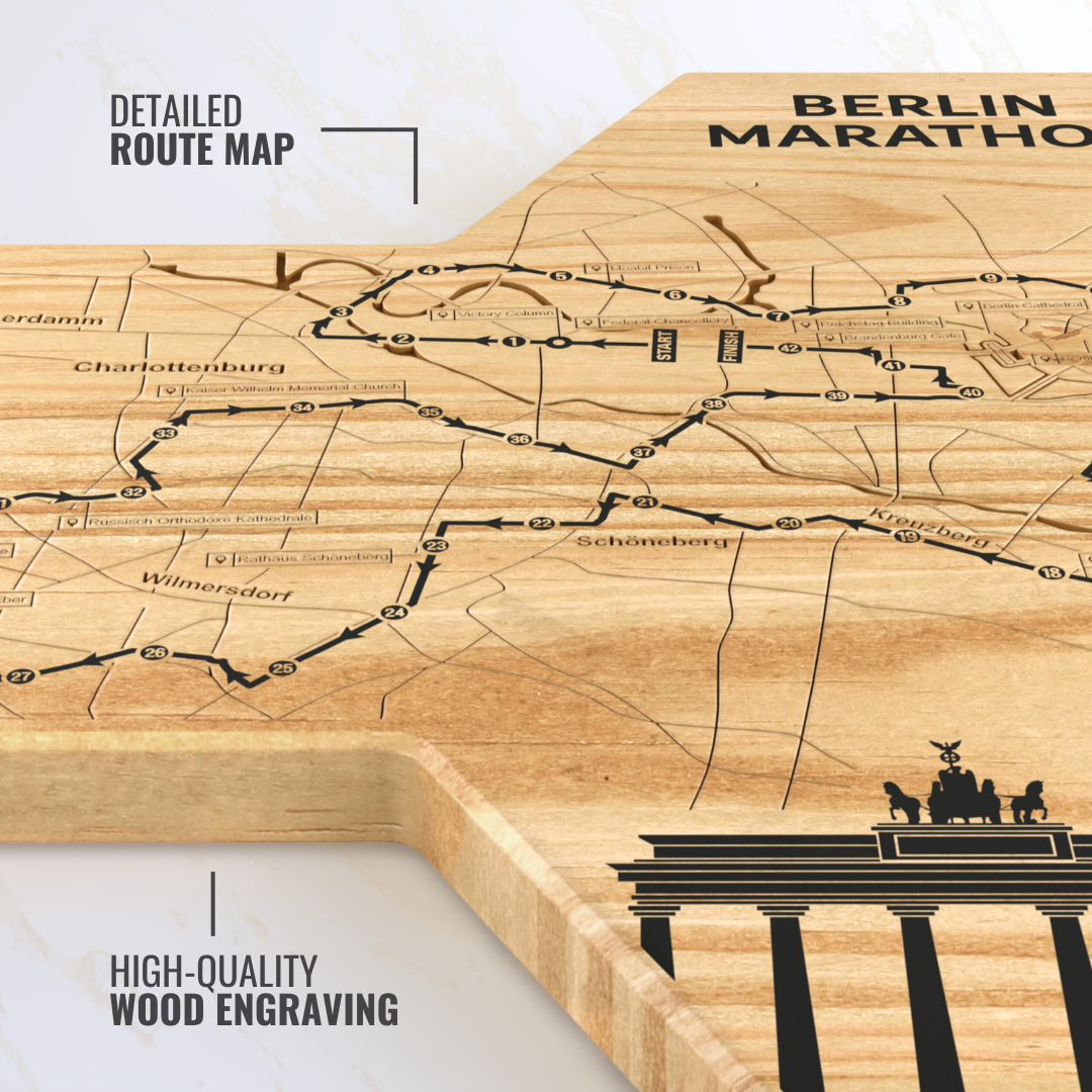 Berlin Marathon Medal Display - Gloryboard