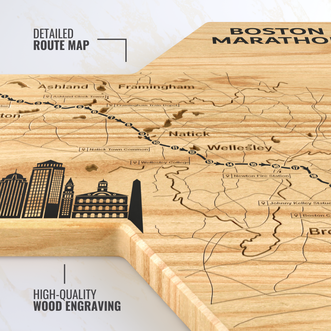 Boston Marathon Medal Display - Gloryboard